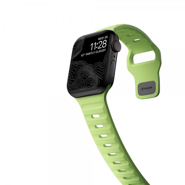 Nomad Apple Watch 38/40/41/42mm Armbånd Sport Band Glow 2.0