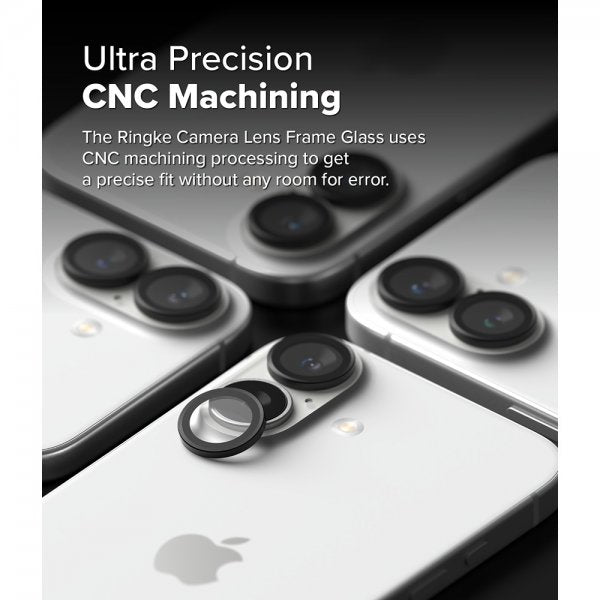 Ringke iPhone 16/iPhone 16 Plus Kamerabeskytter Camera Lens Frame 2-pakning
