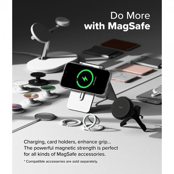 Ringke iPhone 16 Deksel Fusion Magnetic Transparent