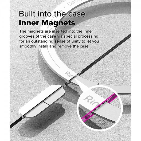 Ringke iPhone 16 Deksel Fusion Magnetic Transparent