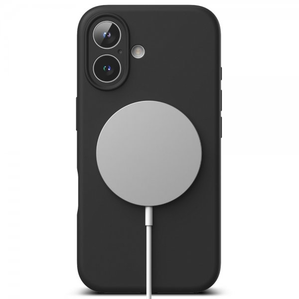 Ringke iPhone 16 Deksel Silicone Magnetic Svart