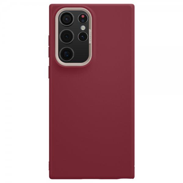 Cyrill Samsung Galaxy S22 Ultra Deksel Color Brick Sangria