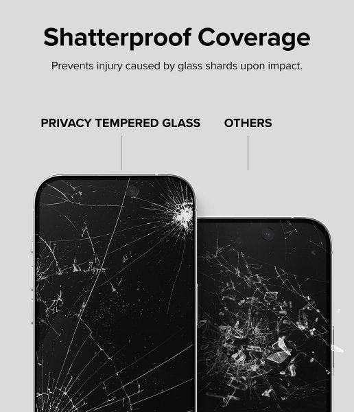 Ringke iPhone 15 Pro Max Skjermbeskytter Privacy Tempered Glass Installation Jig