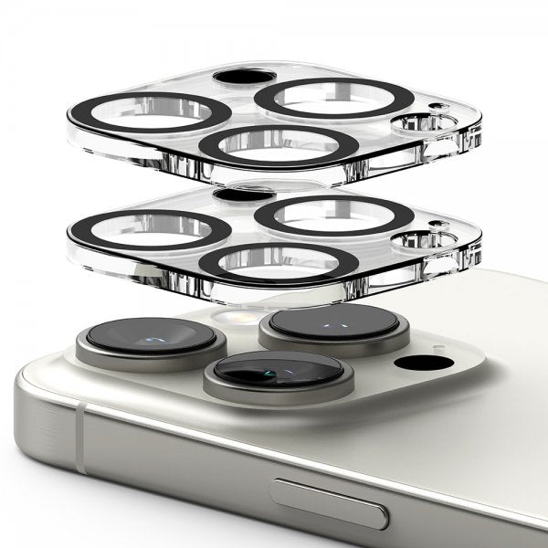 Ringke iPhone 16 Pro/16 Pro Max Kamerabeskytter Camera Protector Glass 2-pakning