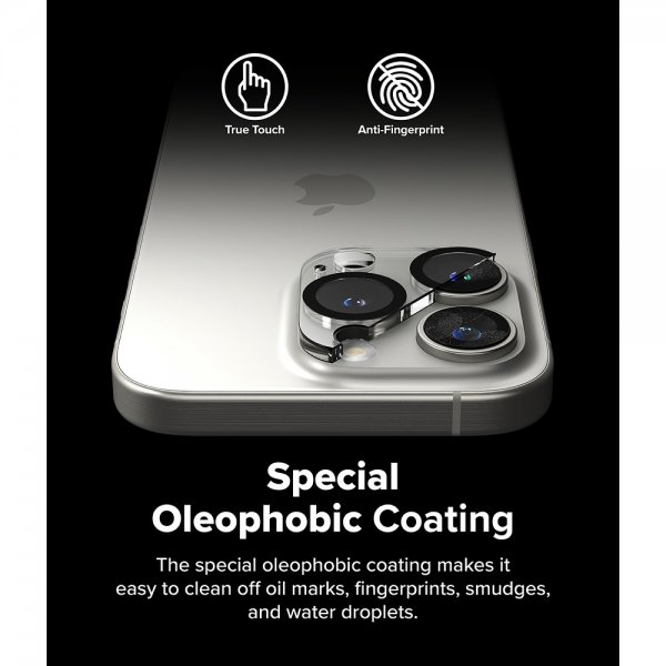 Ringke iPhone 16 Pro/16 Pro Max Kamerabeskytter Camera Protector Glass 2-pakning
