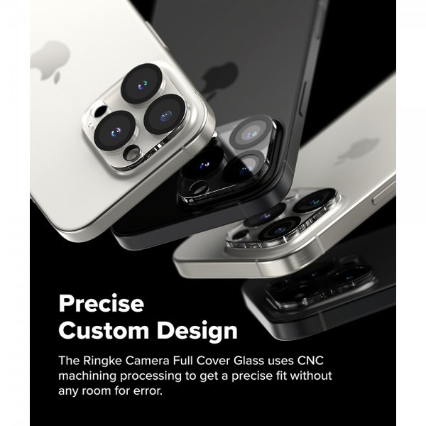 Ringke iPhone 16 Pro/16 Pro Max Kamerabeskytter Camera Protector Glass 2-pakning
