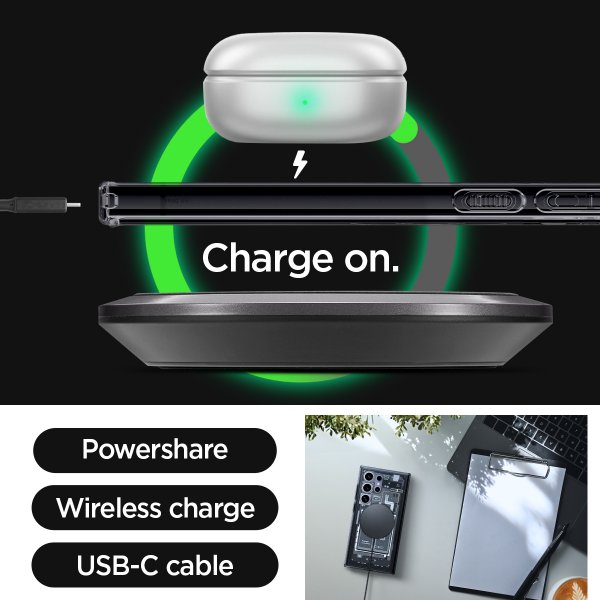 Spigen Samsung Galaxy S24 Ultra Deksel Ultra Hybrid MagFit Zero One Svart