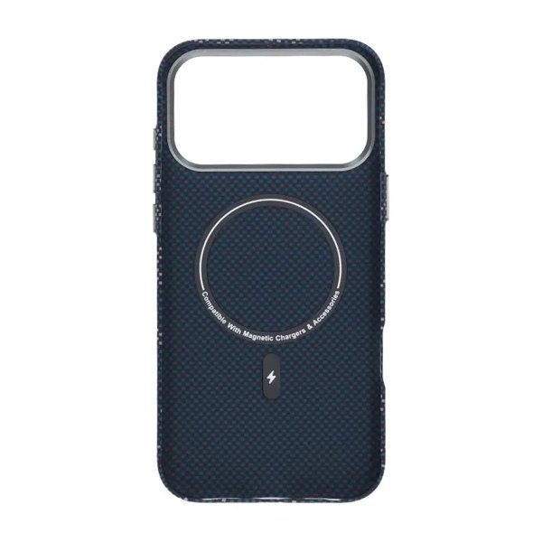 iPhone 17 Pro Max Deksel Aramidfiber MagSafe Blå