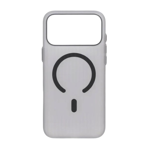 iPhone 17 Pro Max Deksel Korrugerte MagSafe Grå