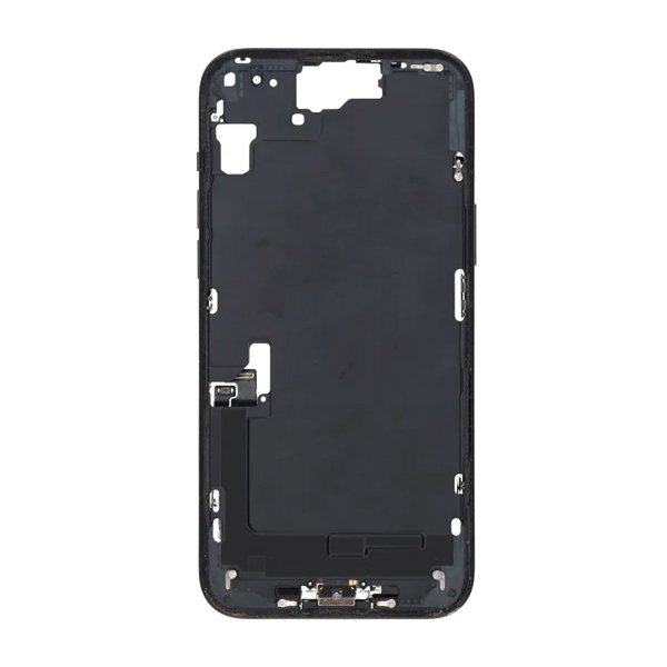 Midtramme med smådeler for iPhone 15 Plus - Svart OEM