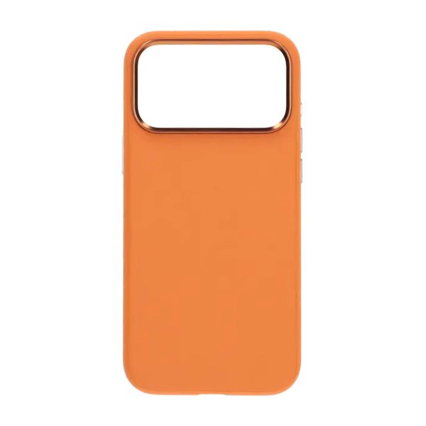 iPhone 17 Pro Deksel Kunstlæder MagSafe Oransje