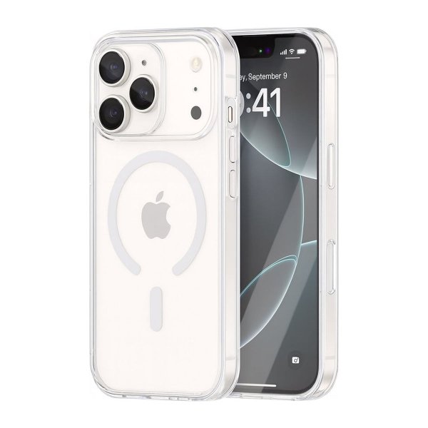 Rvelon iPhone 17 Pro Deksel Transparent MagSafe Transparent