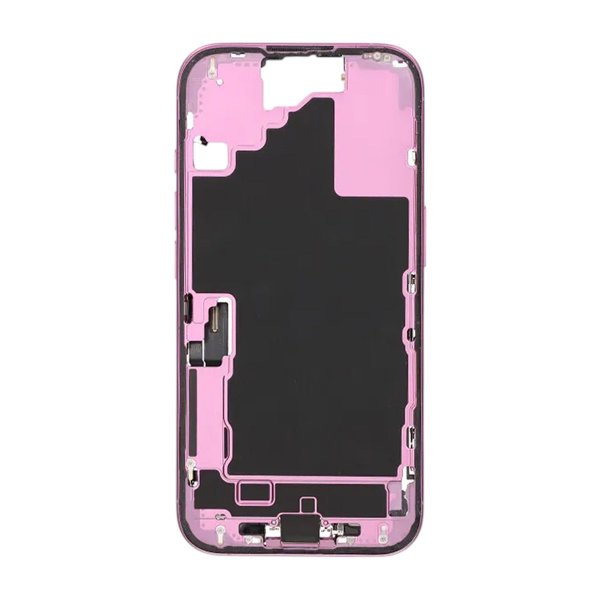 Midtre ramme med smådeler for iPhone 16 - lilla OEM