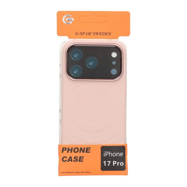 iPhone 17 Pro Deksel Silikon MagSafe Rosa