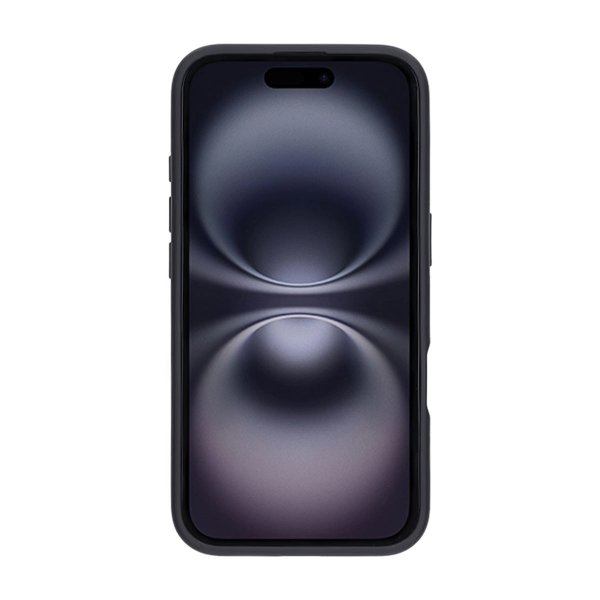 iPhone 16 Pro Deksel Roterbart Stativ Svart