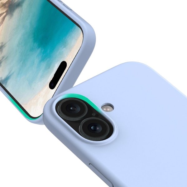 Rvelon iPhone 17 Deksel Silikon MagSafe Blå