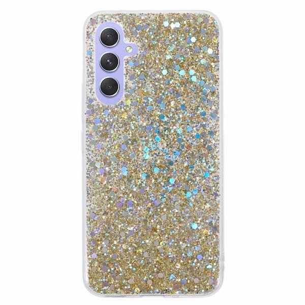 Nordic Covers Samsung Galaxy A15 Deksel Sparkle Series Citrine Gold