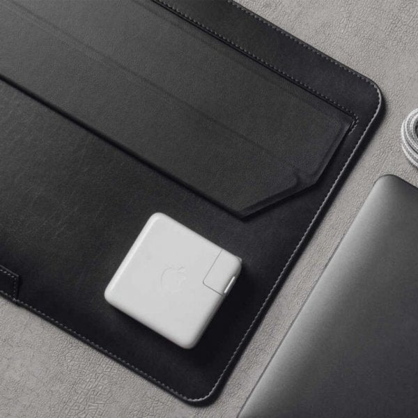 Moshi Sleeve Muse 3-in-1 Slim Laptop Sleeve Jet Black