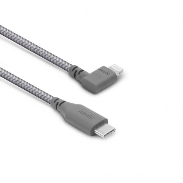 Moshi Integra kabel lyn til USB-C vinklet 1.5 m