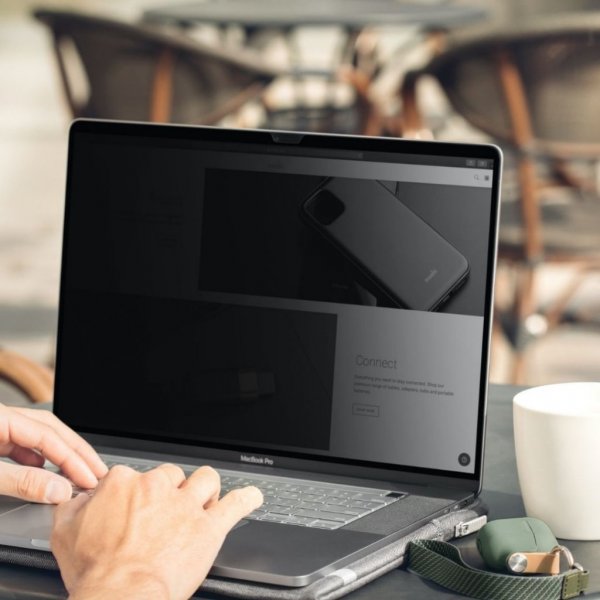 Moshi Umbra MacBook Air/Pro 13 Skjermbeskytter Privacy Fullsize Svart