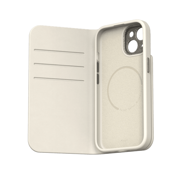 Moshi iPhone 15 Etui Overture MagSafe Eggnog White
