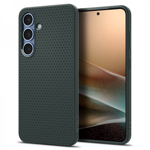 Spigen Samsung Galaxy S25 Deksel Liquid Air Abyss Green