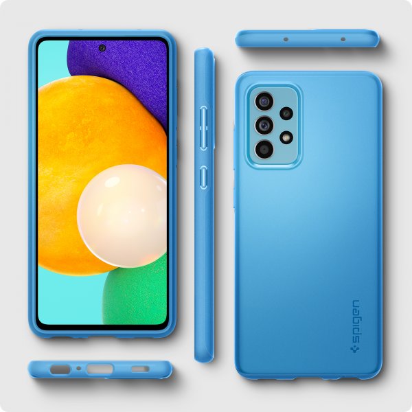 Spigen Samsung Galaxy A52/A52s 5G Deksel Thin Fit Awesome Blue