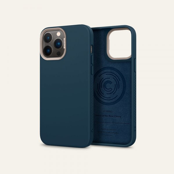 Cyrill iPhone 13 Pro Max Deksel Color Brick Mag Deep Sea