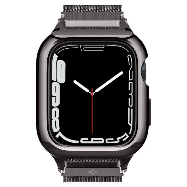 Spigen Apple Watch 40mm Armbånd Metal Fit Pro Graphite