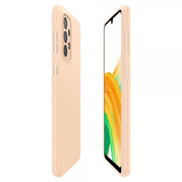 Spigen Samsung Galaxy A33 5G Deksel Thin Fit Cotton Peach