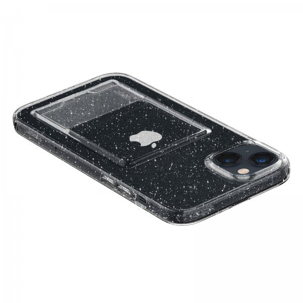 Spigen iPhone 14 Deksel Crystal Slot Glitter Crystal Quartz
