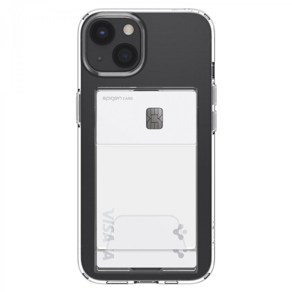 Spigen iPhone 14 Plus Deksel Crystal Slot Dual Crystal Clear