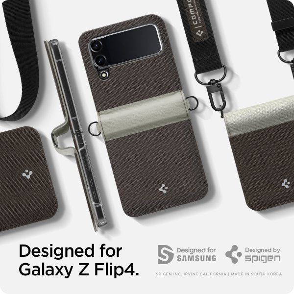Spigen Samsung Galaxy Z Flip 4 Deksel Compoty Tan