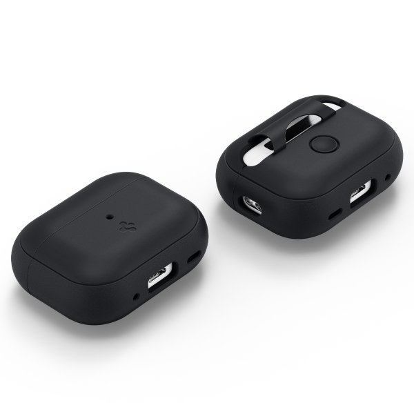 Spigen AirPods Pro 2 Deksel Silicone Fit Svart