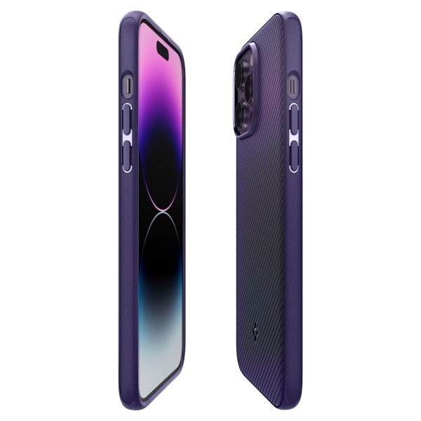 Spigen iPhone 14 Pro Max Deksel Mag Armor MagFit Deep Purple