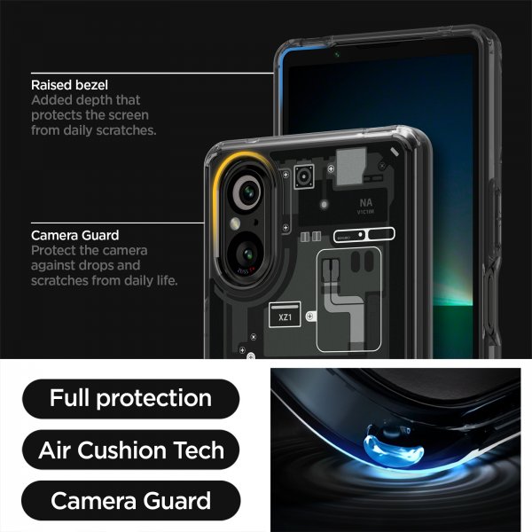 Spigen Sony Xperia 5 V Deksel Ultra Hybrid Zero One