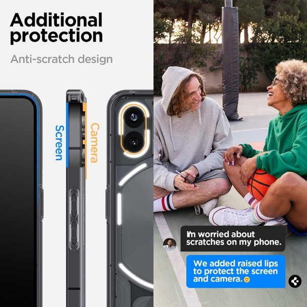 Spigen Nothing Phone (2) Deksel Ultra Hybrid Space Crystal