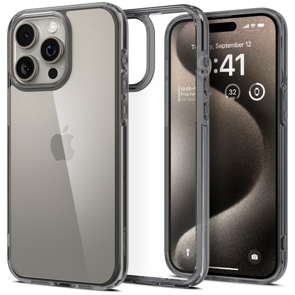 Spigen iPhone 15 Pro Deksel Ultra Hybrid Space Crystal