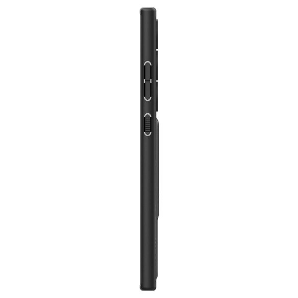 Spigen Samsung Galaxy S24 Ultra Deksel Liquid Slot Matte Black