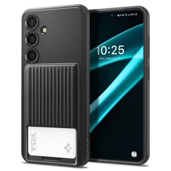 Spigen Samsung Galaxy S24 Plus Deksel Liquid Slot Matte Black