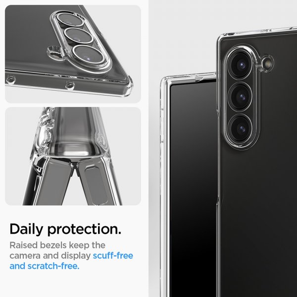 Spigen Samsung Galaxy Z Fold 6 Deksel Ultra Hybrid Pro Crystal Clear