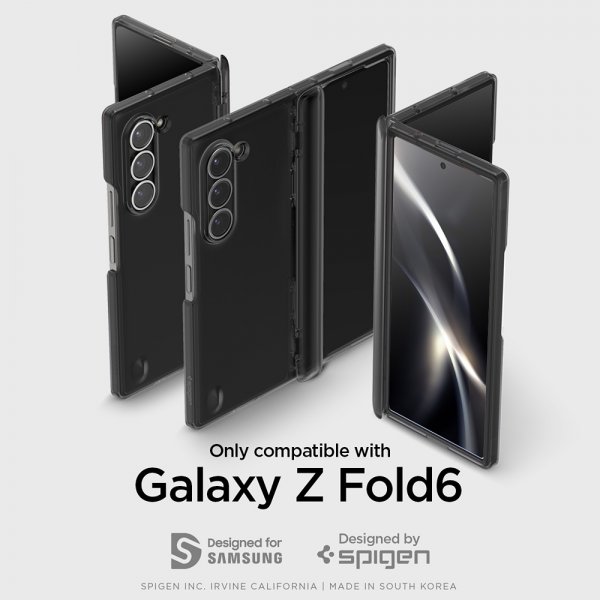 Spigen Samsung Galaxy Z Fold 6 Deksel Ultra Hybrid Pro Frost Gray