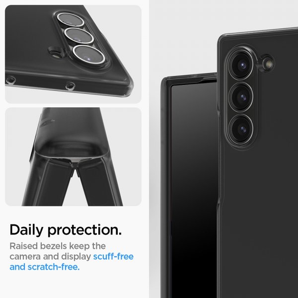 Spigen Samsung Galaxy Z Fold 6 Deksel Ultra Hybrid Pro Frost Gray