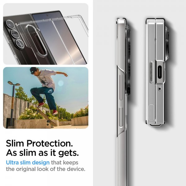 Spigen Samsung Galaxy Z Fold 6 Deksel Air Skin Crystal Clear