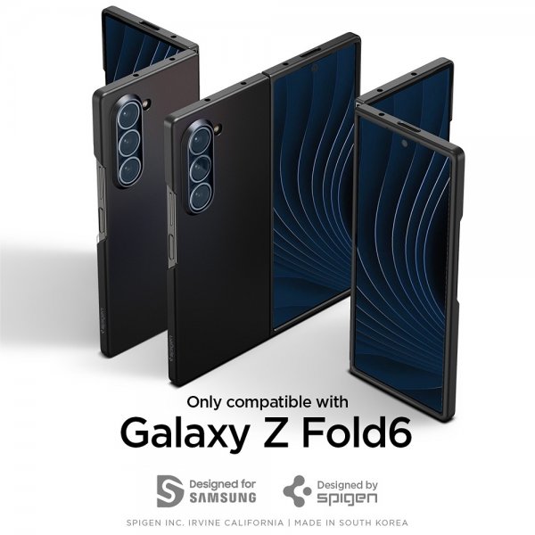 Spigen Samsung Galaxy Z Fold 6 Deksel Air Skin Svart