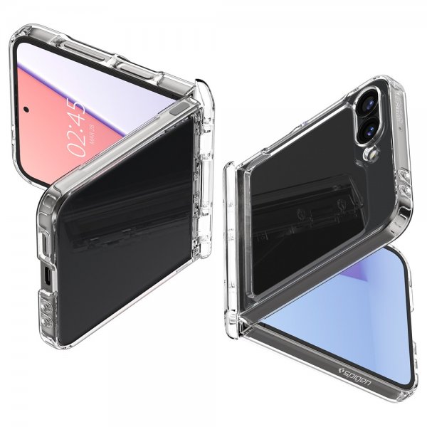Spigen Samsung Galaxy Z Flip 6/Flip 7 FE Deksel Ultra Hybrid Pro Crystal Clear