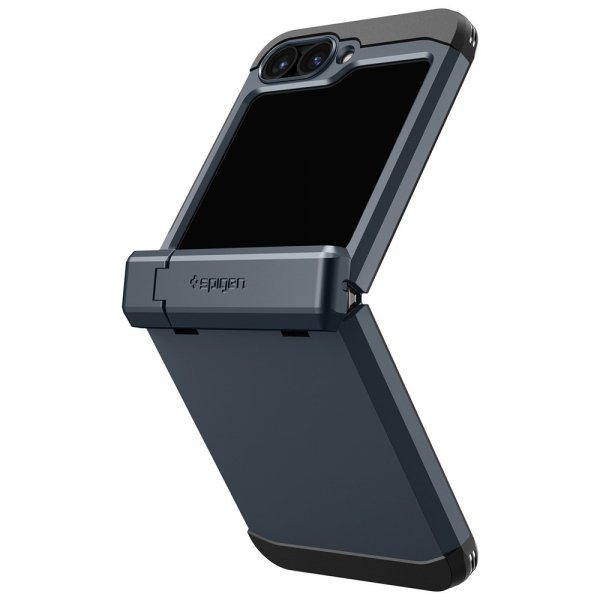 Spigen Samsung Galaxy Z Flip 6/Flip 7 FE Deksel Tough Armor Pro Metal Slate
