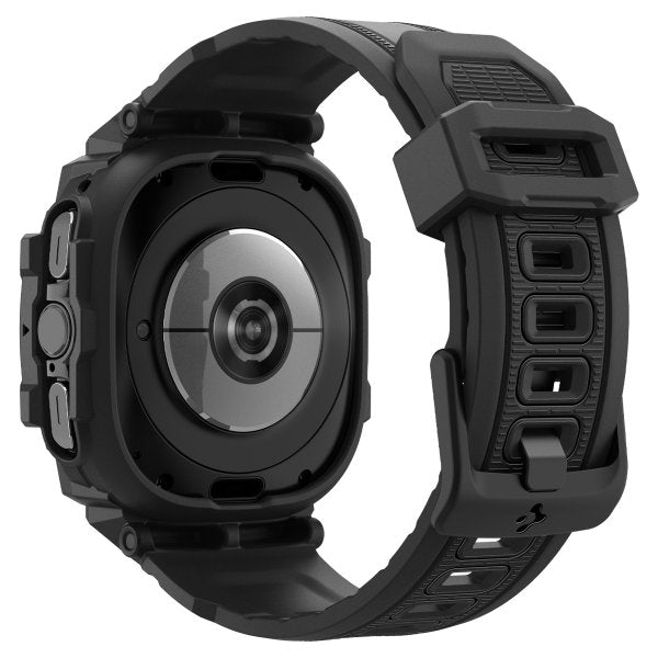 Spigen Samsung Galaxy Watch Ultra Armbånd og Deksel Rugged Armor Pro Matte Black