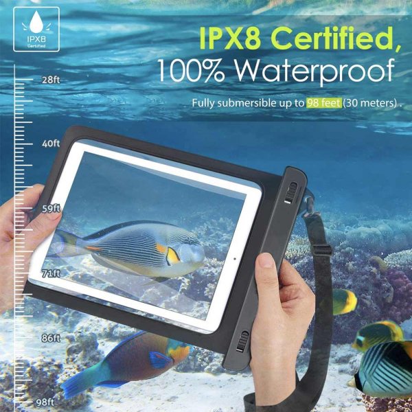 Armor-X IPX8 Waterproof Case for Tablets to 12"