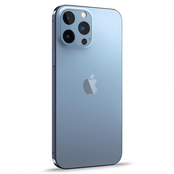 Spigen iPhone 13 Pro/iPhone 13 Pro Max Kamerabeskytter Glas.tR Optik 2-pack Sierra Blue